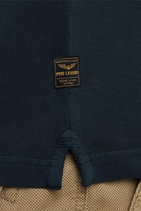 PME legend short sleeve polo garment dyed piq